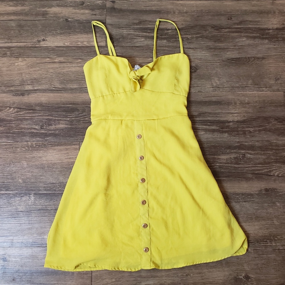 Tie front dress